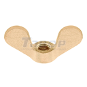 Гайка М10 латунь Ni Zn DIN315 GT (100 шт)