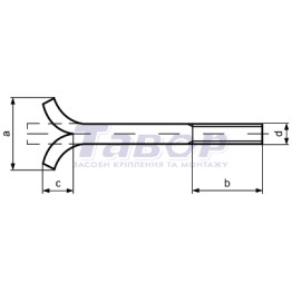 Болт М8х80 3.6 Zn DIN529 C (50 шт)